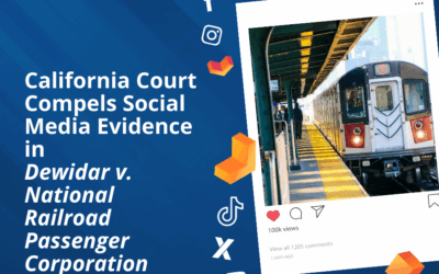 California Federal Court Enforces Full Social Media Evidence Disclosure in Dewidar v National Railroad Passenger Corp